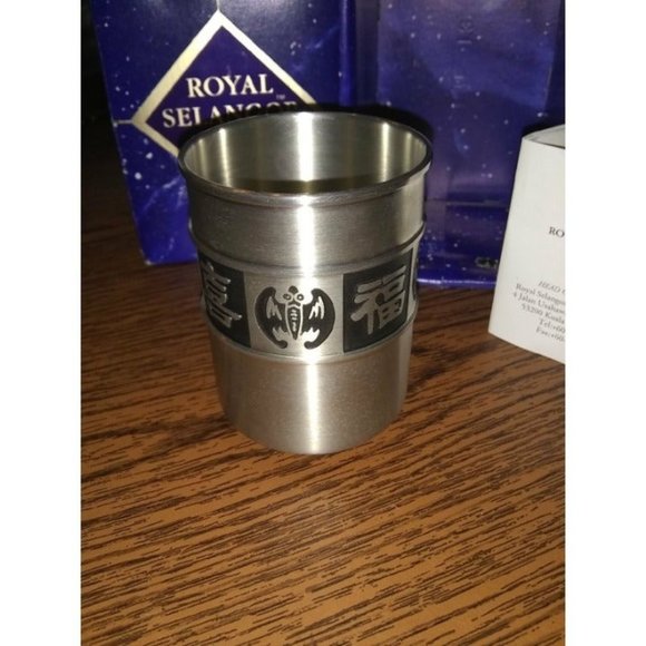 Pewter Royal Selangor Asian Zodicac Astrological mini 1885 cup with original box - Picture 4 of 7